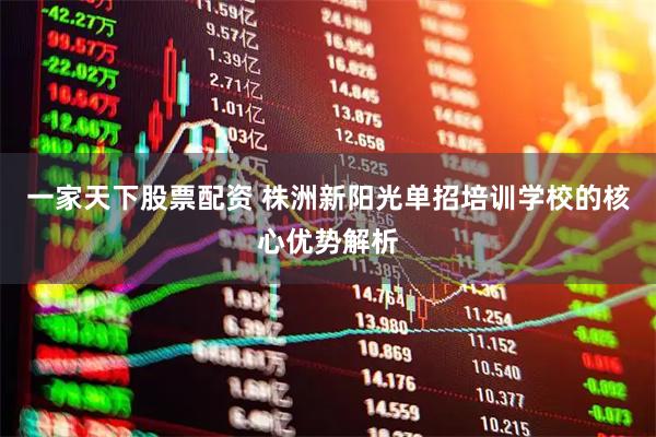 一家天下股票配资 株洲新阳光单招培训学校的核心优势解析